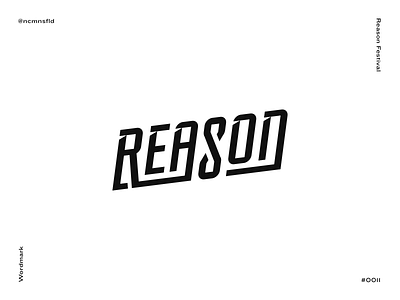 Reason Festival - Wordmark aggressive album branding concert design festival festival logo guitar icon illustration logo logomark music typography vector wordmark