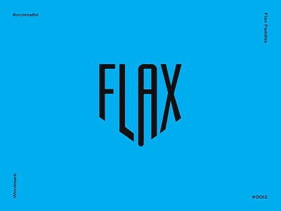 Flax Paddles - Rejected Wordmark :( aggressive branding canoe dark kayak logo logodesign logomark natural outdoors paddles rejected shield typography vector wordmark wordmark logo
