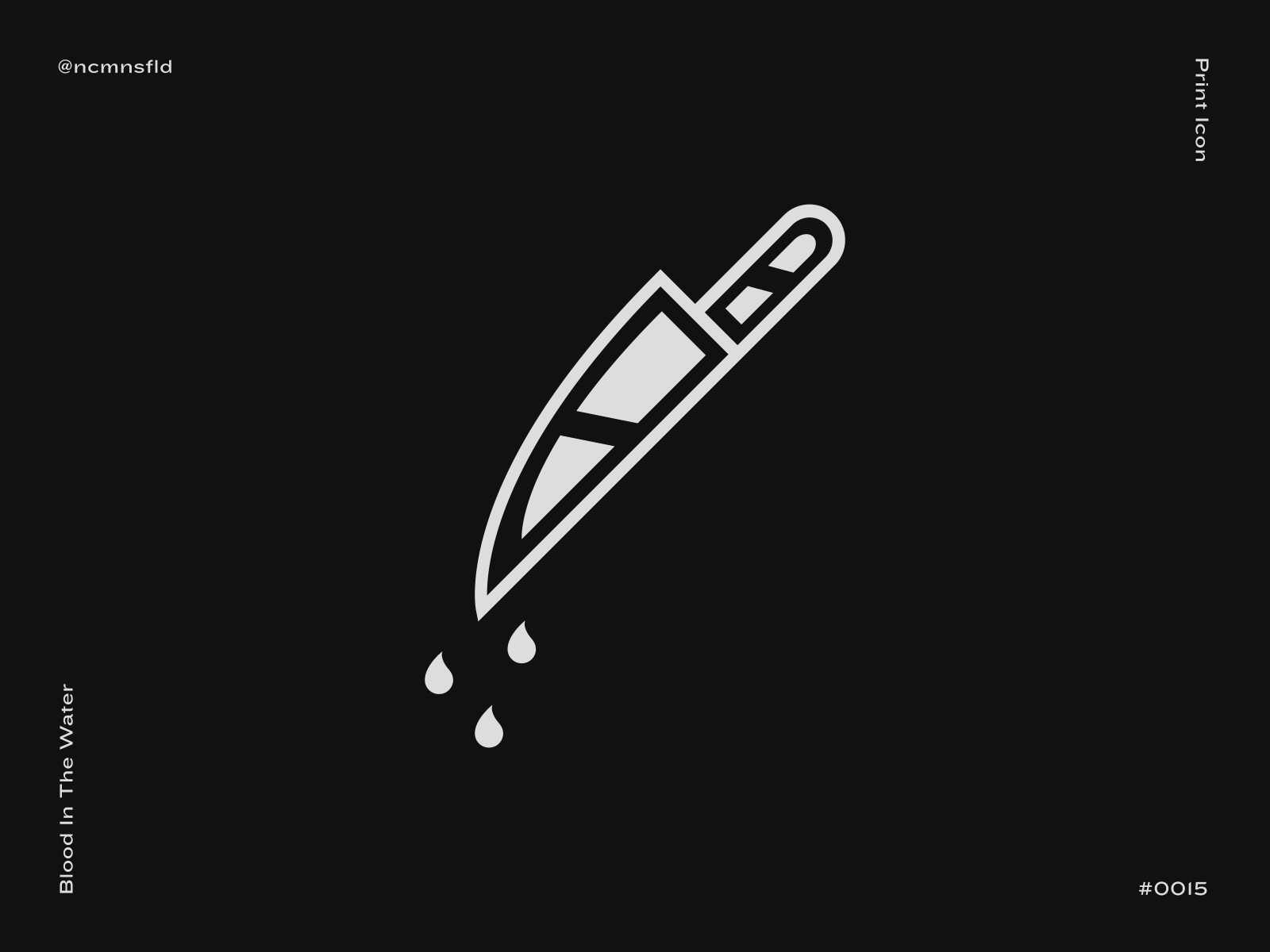Blood In The Water - Background Print by Nic Mansfield on Dribbble