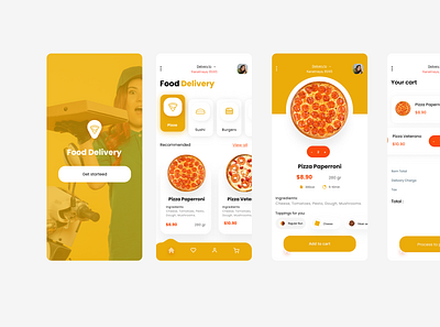 Food Delivery IOS APP ui