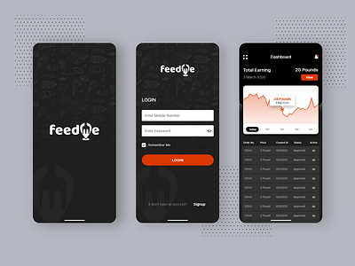 Vendor Food App @app @design @ui android delhi food app ios restaurant uidesign vendor