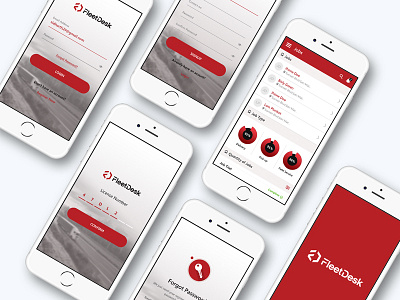 Fleet management @app @design @fleet @information @iphone @management @ui