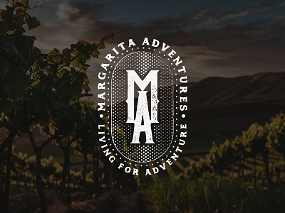 Margarita Adventures | Badge Logo badge badge logo brand design brand identity branding design graphic design identity illustration logo margarita merch santa margarita wine winery