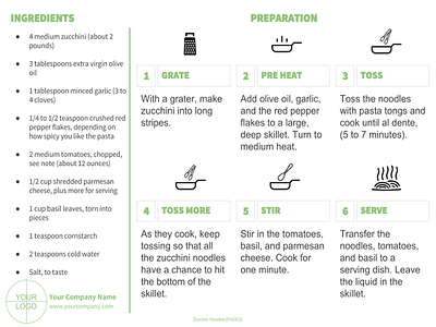 Recipe Template Page2