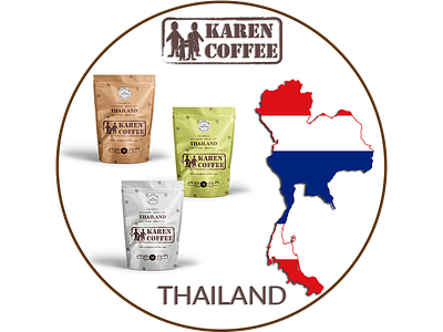 Thailand coffee food packaging