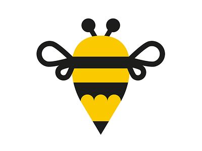 Bee bee black bzz icon manchester pencil writing yellow