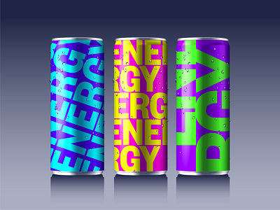 Energy drink - mockup