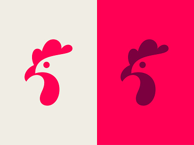 Hot chix abstract brand identity branding chicken design egg farm flat graphic design hen icon iconography illustration logo monotone rooster symbol symbolism vector