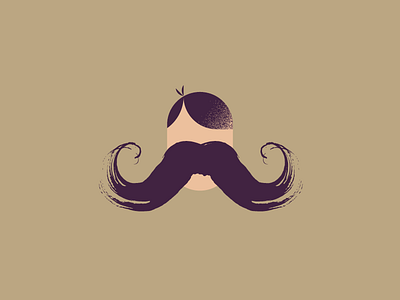 Movember abstract brush geometric illustration moustache movember vector