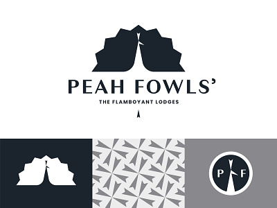 Peah Fowls' abstract brand identity brand identity design branding design geometric geometry graphic design icon illustration lettering letters logo logo design type typography vector