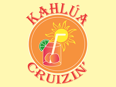 Kahlúa Cruizin' graphic design illustration illustrator logo