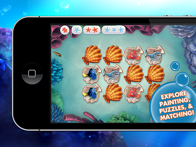 Nemo app fun game illustration ios iphone kids mobile nemo