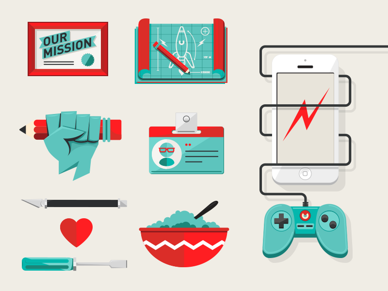Chaoticmoon Icons By Chaotic Moon Studios On Dribbble