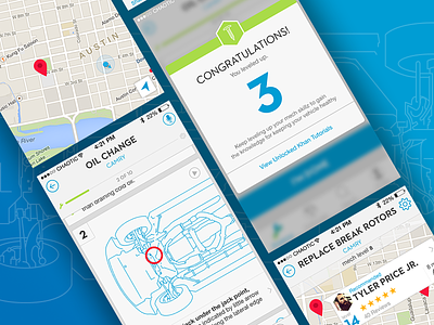 Concept iOS Aoo Design app car design health ios iphone mobile