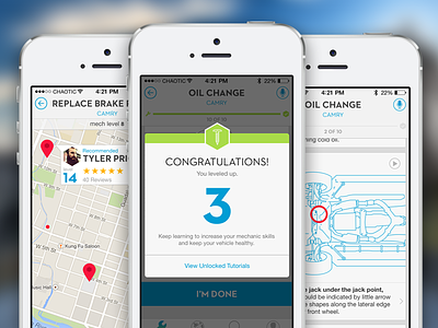 Concept iOS App Design app car design health ios iphone mobile