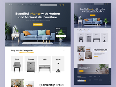 Modern Furniture Web Design