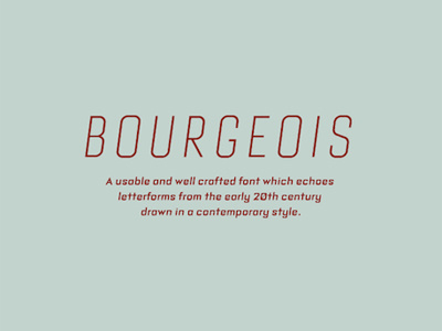 Bourgeois MyFonts Banner 1