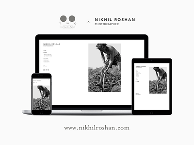 Nikhil Roshan's SquareSpace Website design nikhil photographer portfolio roshan squarespace two design website
