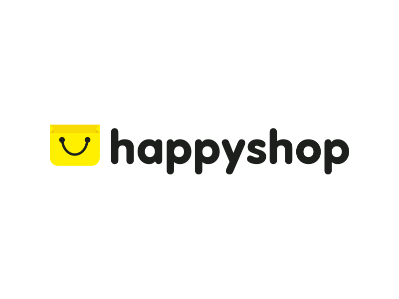 happyshop | logo by meusbubbles on Dribbble