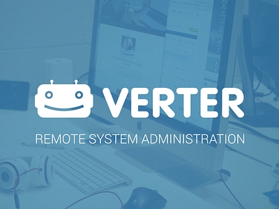 Verter | logo computer laptop logo office remote robot