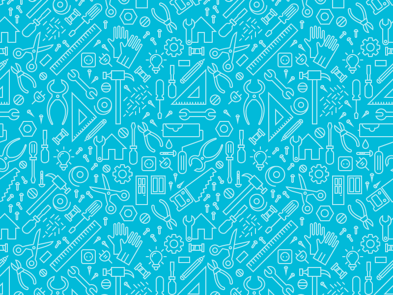 Tools | Seamless Pattern by meusbubbles on Dribbble