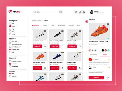 MrBuy - E-commerce graphic design ui ux website