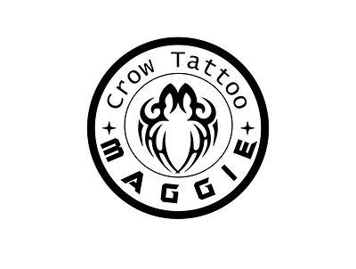 maggie logo! 2d 2d logo branding design illustration logo logo design logominimal tatto design m designs m logos minimal logo minimalist tatto tatto mogo