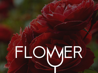 Flower brand design identity learning project logo design