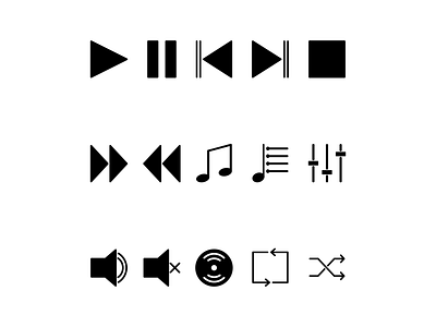 Music Icon Set ( Solid ) icon icon a day icon design icon set iconfinder iconscout iconutopia music icon music icon set solid ui ux