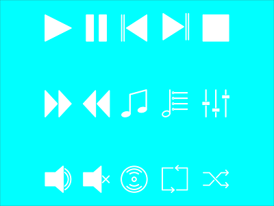 Music Icon Set ( Solid )