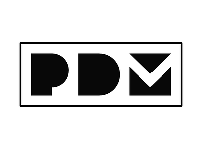 PDM Logo brand design logo design