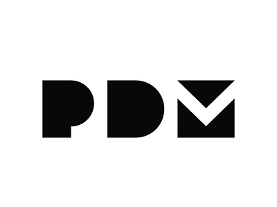 PDM Logo brand design identity logo design