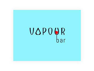 Bar Logo bar branding brewery glass logo vapour wine