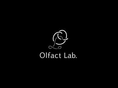 Olfact Lab. logo design branding design graphic design identity illustration logo typography