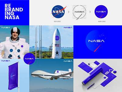 Rebranding NASA (Experimental Project) advertising branding design graphic design identity illustration logo logo identity nasa rebranding rebranding nasa