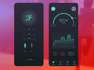 Running App Ui Design