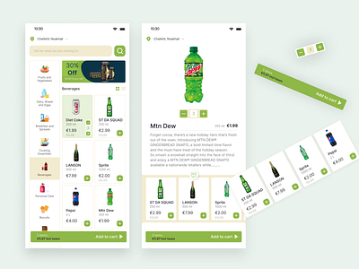 Grocery App design fruit grocery app mobile app store app uiux vegetable app