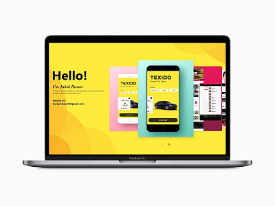 Freelancer Graphic Designer Simple Portfolio creative design design landing page design portfolio portfolio design portfolio page ui webdesign webpage design website concept