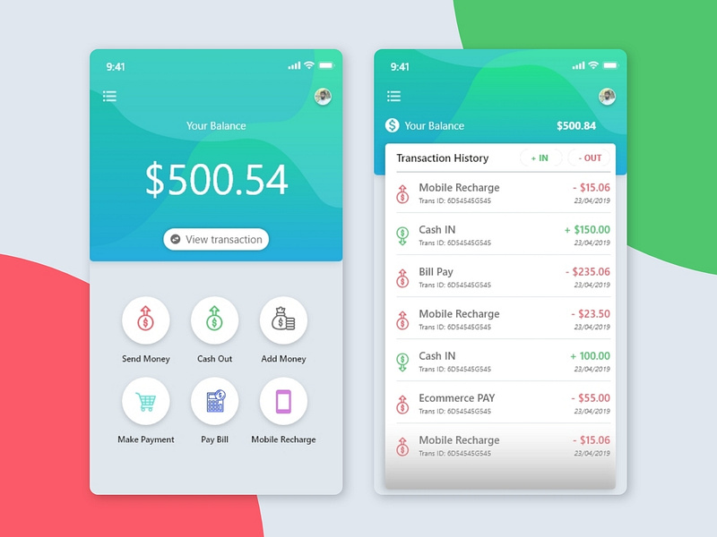 Mobile Banking by Md Jahid Hasan Joy on Dribbble