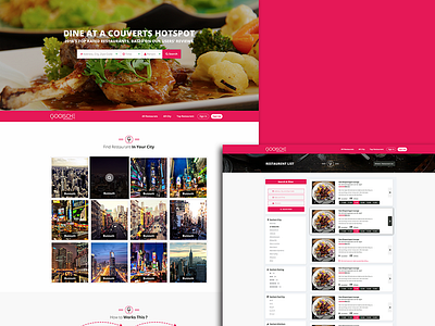 Website UI design: gooischerestaurants.nl adobe xd creative design illustration logo portfolio design typography ui userinterfacedesign ux vector