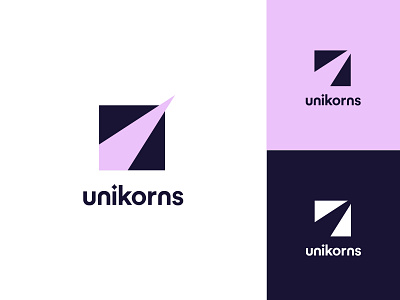 Unikorns Logo brand brand design brand identity brandbook branding branding design graphics identity identity branding logo logo design logos logotype sign ui unikorns ux vector