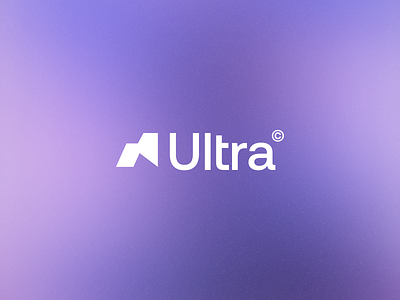 Ultra – Logotype 2d app art brand brand design brand identity branding de fi defi design fintech graphic design logo logotype nft ui unikorns ux