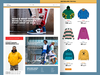 Online Shop - Main design ecommence interface ui ux web