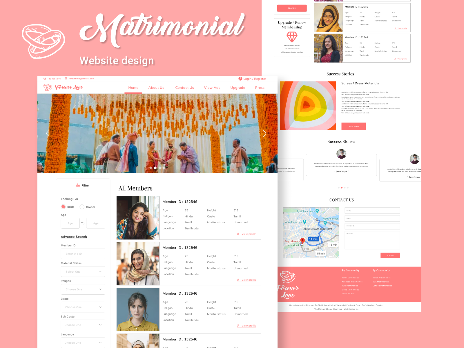 matrimonial website case study