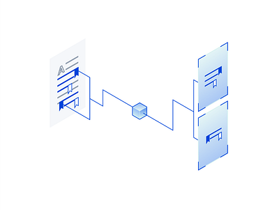 Bookmarking Illustration ai artificial intelligence design graphic design illustration isometric