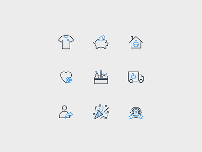 Employee Handbook Icons design graphic design icon icon set