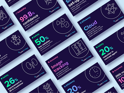 Clinical Data and Statistics Infographics branding design graphic design icon set social media