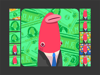 Corporate Salmon - App Game Art Assets app game game design graphic design illustration logo