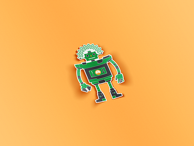 HackLab Ltd - Robot Illustrations children coding design education game design graphic design hacker illustration technology workshops