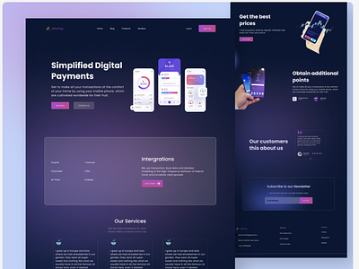 Digital Payment UI - Web Design